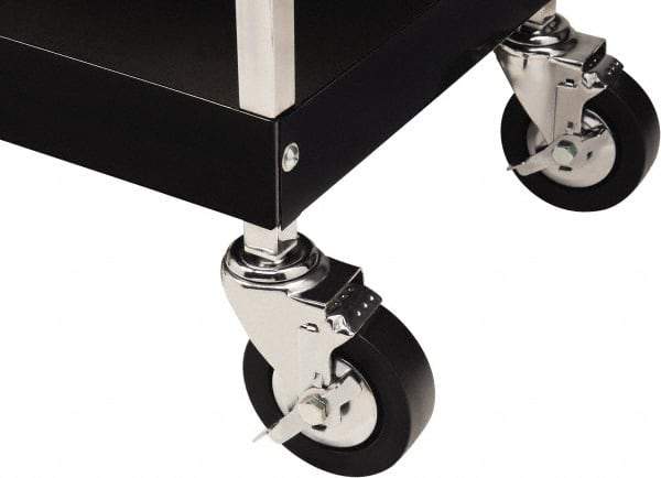 Sunex Tools - 16" Wide x 40" High x 27" Deep, 5 Drawer Tool Cart - 500 Lb Capacity, 16 Gauge Steel, Black - USA Tool & Supply