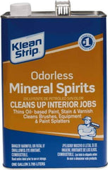 Klean-Strip - 1 Gal Mineral Spirits - 815 gL VOC Content, Comes in Metal Can - USA Tool & Supply