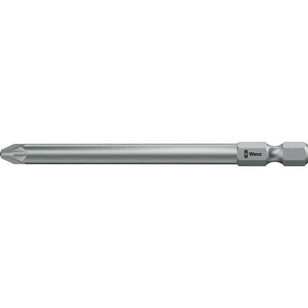 Wera - #1 Pozidriv Screwdriver Bit - 6" OAL - USA Tool & Supply