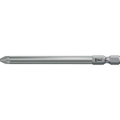 Wera - #1 Pozidriv Screwdriver Bit - 6" OAL - USA Tool & Supply