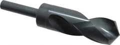 Chicago-Latrobe - 1-17/64" Drill, 118° Point, High Speed Steel Silver Deming & Reduced Shank Drill Bit - Oxide Finish, 6" OAL, Straight Shank, 3-1/8" Flute Length, Right Hand Cut, Standard Point, Spiral Flute, Regular Spiral - USA Tool & Supply