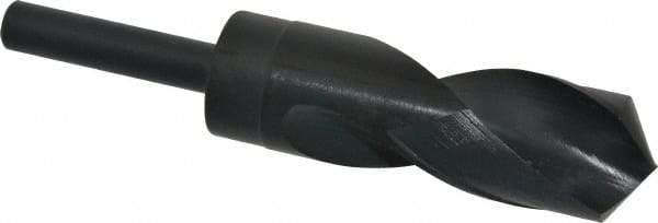 Chicago-Latrobe - 1-9/32" Drill, 118° Point, High Speed Steel Silver Deming & Reduced Shank Drill Bit - Oxide Finish, 6" OAL, Straight Shank, 3-1/8" Flute Length, Right Hand Cut, Standard Point, Spiral Flute, Regular Spiral - USA Tool & Supply