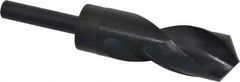 Chicago-Latrobe - 1-9/32" Drill, 118° Point, High Speed Steel Silver Deming & Reduced Shank Drill Bit - Oxide Finish, 6" OAL, Straight Shank, 3-1/8" Flute Length, Right Hand Cut, Standard Point, Spiral Flute, Regular Spiral - USA Tool & Supply