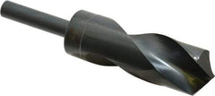 Chicago-Latrobe - 1-21/64" Drill, 118° Point, High Speed Steel Silver Deming & Reduced Shank Drill Bit - Oxide Finish, 6" OAL, Straight Shank, 3-1/8" Flute Length, Right Hand Cut, Standard Point, Spiral Flute, Regular Spiral - USA Tool & Supply