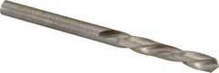 Chicago-Latrobe - #26 118° Spiral Flute High Speed Steel Screw Machine Drill Bit - Bright Finish, Left Hand Cut, 1" Flute Length, 2-1/16" OAL, Standard Point, Straight Shank - USA Tool & Supply