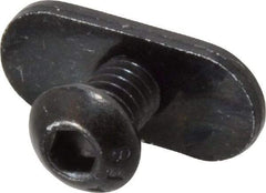 80/20 Inc. - 1/2" High, Open Shelving Button Head Socket Cap Screw - Zinc, Use with Series 10 & 15 - Reference R - USA Tool & Supply