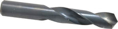 Chicago-Latrobe - 41/64" 118° Spiral Flute High Speed Steel Screw Machine Drill Bit - Oxide Finish, Right Hand Cut, 2-7/8" Flute Length, 4-1/2" OAL, Standard Point, Straight Shank - USA Tool & Supply