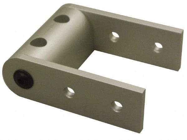 80/20 Inc. - 3" High, Open Shelving 3" Universal Arm Pivot - Aluminum, Use with Series 15 & Bolt Kit 3320 or 3325 - USA Tool & Supply