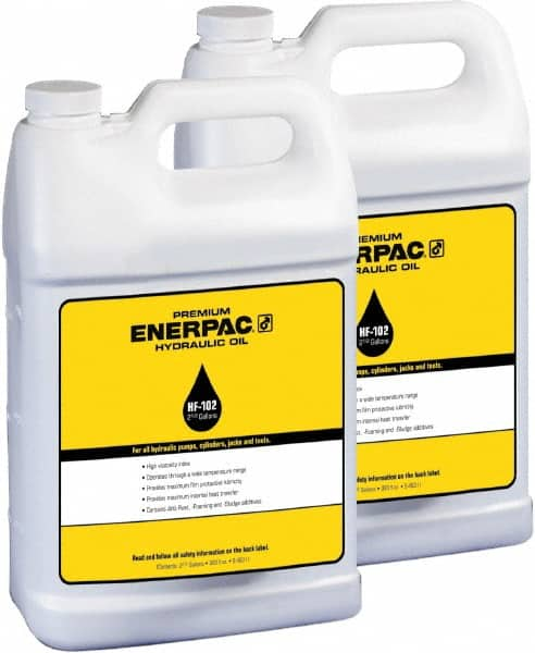 Enerpac - 2.5 Gal Container Mineral Hydraulic Machine Oil - USA Tool & Supply