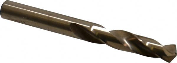 Chicago-Latrobe - 19/64" 135° Spiral Flute Cobalt Screw Machine Drill Bit - USA Tool & Supply