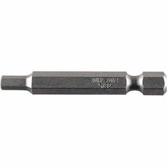 Wiha - 0.109" Power Bit - 1/4" Drive, 2" OAL - USA Tool & Supply