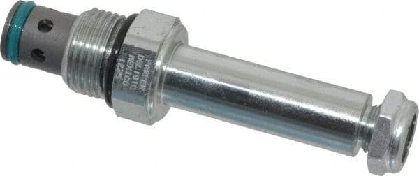 Parker - 15 GPM Steel Hydraulic Control Valve - 7/8-14 Thread, C10-2 Cavity - USA Tool & Supply
