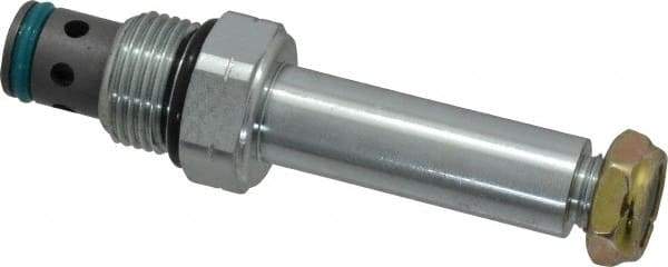 Parker - 15 GPM Steel Hydraulic Control Valve - 7/8-14 Thread, C10-2 Cavity - USA Tool & Supply