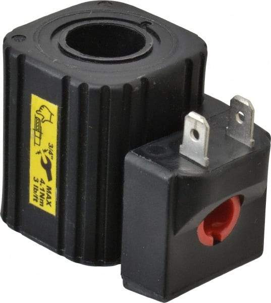 Parker - Hydraulic Control Valve Solenoid Coil - For Use With DSL & DSH Type Solenoid Valves - USA Tool & Supply