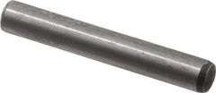 Value Collection - 6mm Diam x 40mm Pin Length Alloy Steel Pull Out Dowel Pin - C 57-63 Hardness, 1 Rounded & 1 Threaded End - USA Tool & Supply