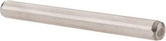 Value Collection - 6mm Diam x 60mm Pin Length Alloy Steel Pull Out Dowel Pin - C 57-63 Hardness, 1 Rounded & 1 Threaded End - USA Tool & Supply