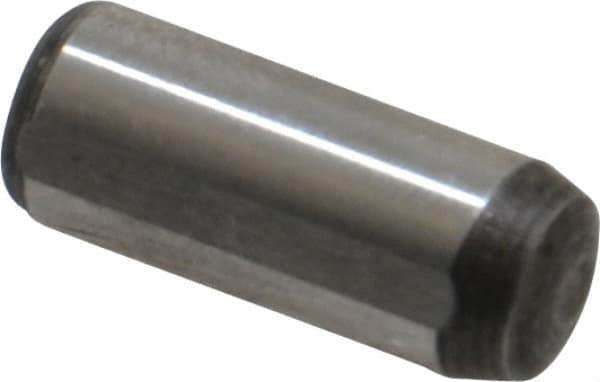 Value Collection - 8mm Diam x 20mm Pin Length Alloy Steel Pull Out Dowel Pin - C 57-63 Hardness, 1 Rounded & 1 Threaded End - USA Tool & Supply