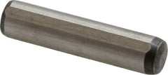 Value Collection - 8mm Diam x 35mm Pin Length Alloy Steel Pull Out Dowel Pin - C 57-63 Hardness, 1 Rounded & 1 Threaded End - USA Tool & Supply