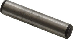 Value Collection - 8mm Diam x 40mm Pin Length Alloy Steel Pull Out Dowel Pin - C 57-63 Hardness, 1 Rounded & 1 Threaded End - USA Tool & Supply