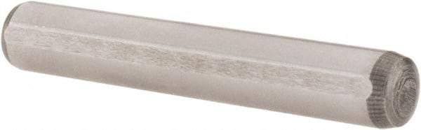 Value Collection - 8mm Diam x 50mm Pin Length Alloy Steel Pull Out Dowel Pin - C 57-63 Hardness, 1 Rounded & 1 Threaded End - USA Tool & Supply