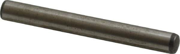 Value Collection - 8mm Diam x 70mm Pin Length Alloy Steel Pull Out Dowel Pin - C 57-63 Hardness, 1 Rounded & 1 Threaded End - USA Tool & Supply