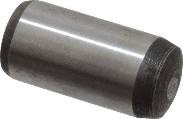 Value Collection - 12mm Diam x 25mm Pin Length Alloy Steel Pull Out Dowel Pin - C 57-63 Hardness, 1 Rounded & 1 Threaded End - USA Tool & Supply