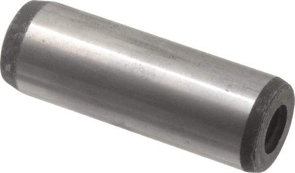 Value Collection - 20mm Diam x 60mm Pin Length Alloy Steel Pull Out Dowel Pin - C 57-63 Hardness, 1 Rounded & 1 Threaded End - USA Tool & Supply