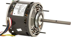 US Motors - 3/4 hp, OPAO Enclosure, Auto Thermal Protection, 1,075 RPM, 460 Volt, 60 Hz, Industrial Electric AC/DC Motor - Size 48 Frame, Stud Mount, 2 Speed, Ball Bearings, 2.2 Full Load Amps, B Class Insulation, CCW Lead End Rev - USA Tool & Supply