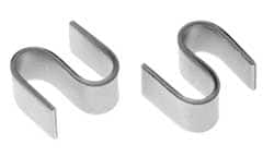 Quantum Storage - 3" High, Open Shelving Wire Shelving S-Hook - USA Tool & Supply