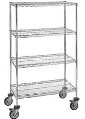 Quantum Storage - 74" High, Open Shelving Wire Shelving Post - USA Tool & Supply