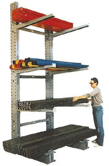 Made in USA - 36 Inches Long, Heavy Duty, Straight Arm - Without Lip, 2,175 Lb. Load Limit - USA Tool & Supply