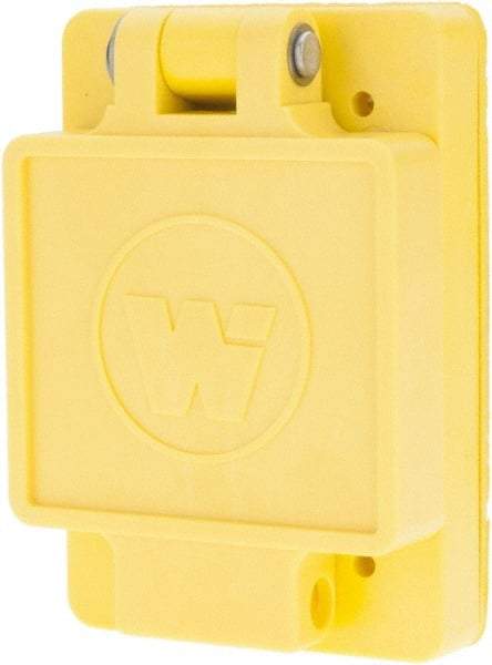 Value Collection - 480 VAC, 30 Amp, L16-30R NEMA, Ungrounded Receptacle - 3 Poles, 4 Wire, Female End, Yellow - USA Tool & Supply