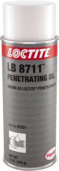 Loctite - 16 oz Aerosol Can Penetrant/Lubricant - Yellow, 100°F Max - USA Tool & Supply