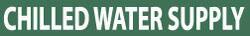 NMC - Pipe Marker with Chilled Water Supply Legend and No Graphic - 3/4 to 1-1/4" Pipe Outside Diam, White on Green - USA Tool & Supply