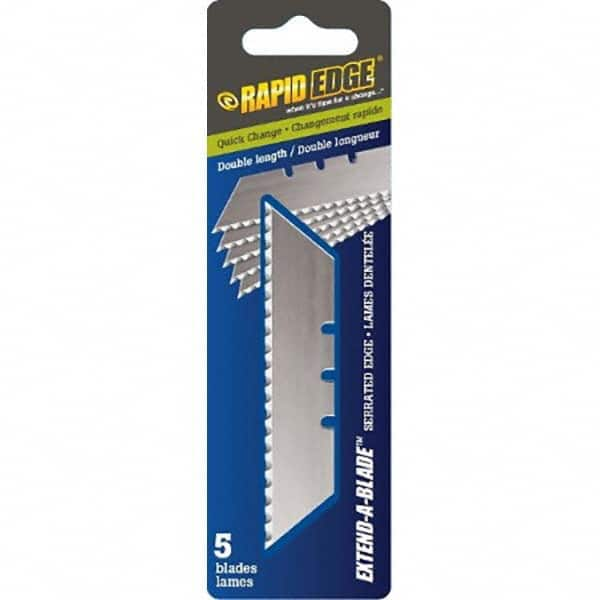 Rapid Edge - Knife Blades Type: Utility Knife Blade Material: Carbon Steel - USA Tool & Supply