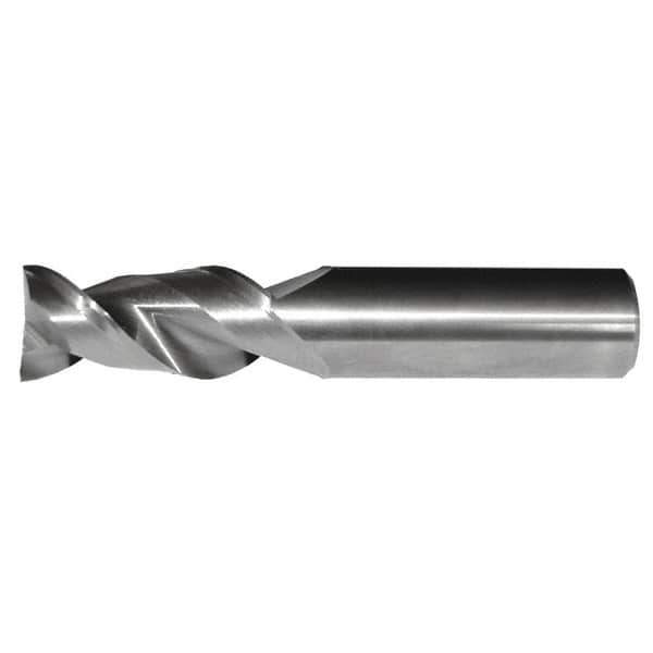 Kennametal - 3/8", 2 Flute, Single End, Solid Carbide, Corner Radius End Mill - 3-1/2" OAL, 45° Helix, Right Hand Flute, 1-1/4" LOC, Right Hand Cut - USA Tool & Supply