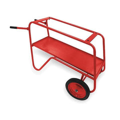 Rothenberger - 1/2" to 2" Pipe Capacity, Thread Machine Cart with Stationary Head - 30" High, 400 Lb Capacity - USA Tool & Supply