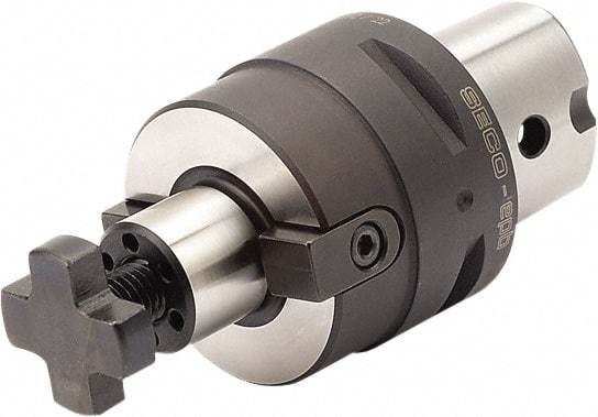 Seco - C8 Modular Connection 40mm Pilot Diam Shell Mill Holder - 55mm Flange to Nose End Projection, 89mm Nose Diam, Through-Spindle Coolant - Exact Industrial Supply