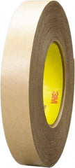 3M - 60 Yds. Long x, High Strength Acrylic Adhesive Transfer Tape - Paper Liner, 5 mil Thick - USA Tool & Supply
