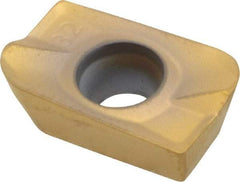 Hertel - APPT160432 GD Grade HP225M Carbide Milling Insert - TiN/TiCN/TiN Finish, 0.207" Thick, 1/8" Corner Radius - USA Tool & Supply