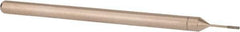 Made in USA - 3/32" Head Thickness CBN Grinding Pin - 1/8" Shank Diam x 2" Shank Length, Coarse Grade - USA Tool & Supply