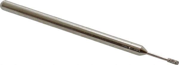 Made in USA - 1/8" Head Thickness CBN Grinding Pin - 1/8" Shank Diam x 1-7/8" Shank Length, Coarse Grade - USA Tool & Supply