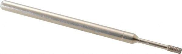 Made in USA - 5/32" Head Thickness CBN Grinding Pin - 1/8" Shank Diam x 1-3/4" Shank Length, Coarse Grade - USA Tool & Supply