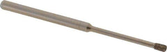 Made in USA - 5/32" Head Thickness CBN Grinding Pin - 1/8" Shank Diam x 1-1/4" Shank Length - USA Tool & Supply