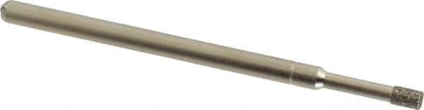 Made in USA - 5/32" Head Thickness CBN Grinding Pin - 1/8" Shank Diam x 1-3/4" Shank Length, Coarse Grade - USA Tool & Supply