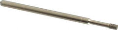 Made in USA - 5/32" Head Thickness CBN Grinding Pin - 1/8" Shank Diam x 1-3/4" Shank Length, Coarse Grade - USA Tool & Supply