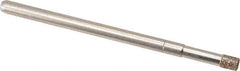 Made in USA - 1/8" Head Diam x 5/32" Head Thickness CBN Grinding Pin - 1/8" Shank Diam x 1-3/4" Shank Length, Coarse Grade - USA Tool & Supply