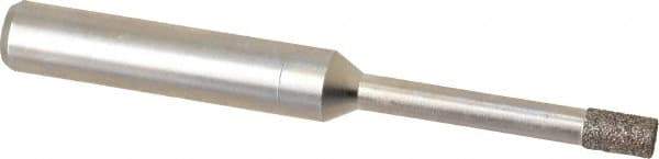 Made in USA - 0.141" Head Diam x 1/4" Head Thickness CBN Grinding Pin - 1/4" Shank Diam x 1-1/4" Shank Length, Coarse Grade - USA Tool & Supply