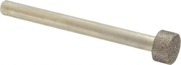 Made in USA - 1/2" Head Diam x 1/4" Head Thickness CBN Grinding Pin - 1/4" Shank Diam x 2-3/4" Shank Length, Coarse Grade - USA Tool & Supply