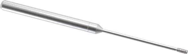 Made in USA - 1/8" Head Thickness Diamond (Abrasive) Grinding Pin - 1/8" Shank Diam x 1-1/4" Shank Length, Coarse/Fine Grade - USA Tool & Supply